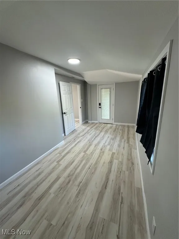 Owner's bed view 2, with door to patio/bus stop area