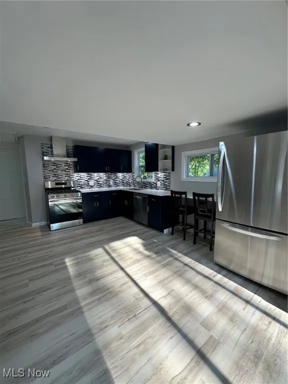 Updated kitchen entire house Lifeproof commercial flooring