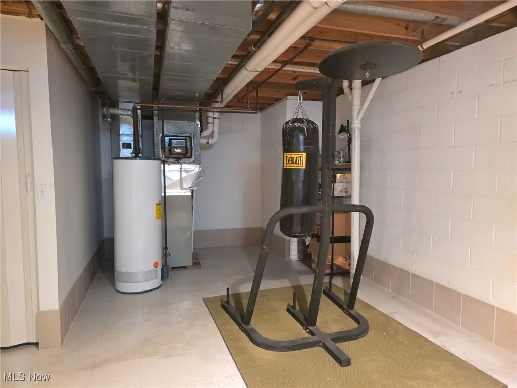 Utilities featuring water heater