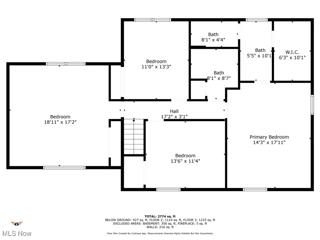 View of room layout