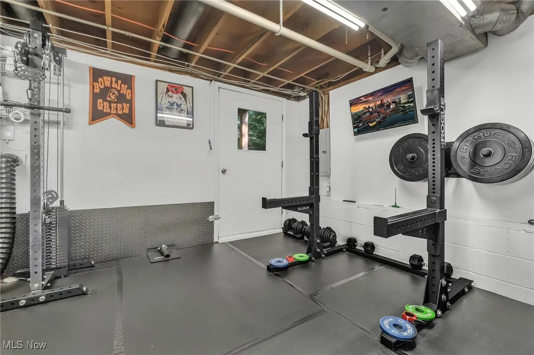 View of workout room