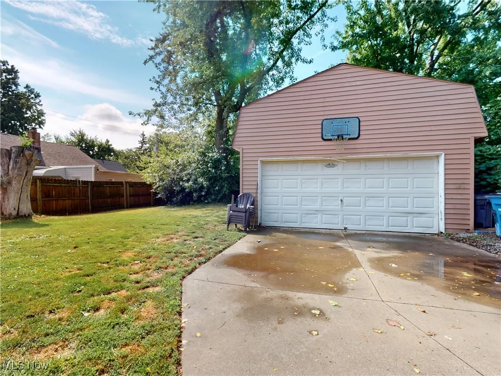 Garage with a garage