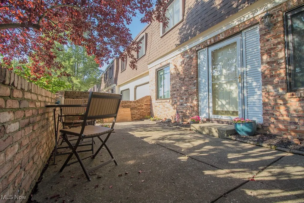 Fenced backyard featuring a patio area
