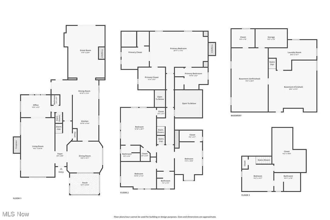 View of room layout