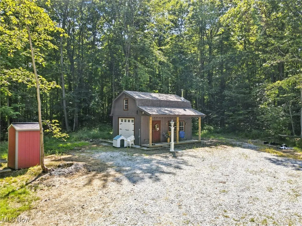 Guest Cabin 20x15 with loft and shaded porch