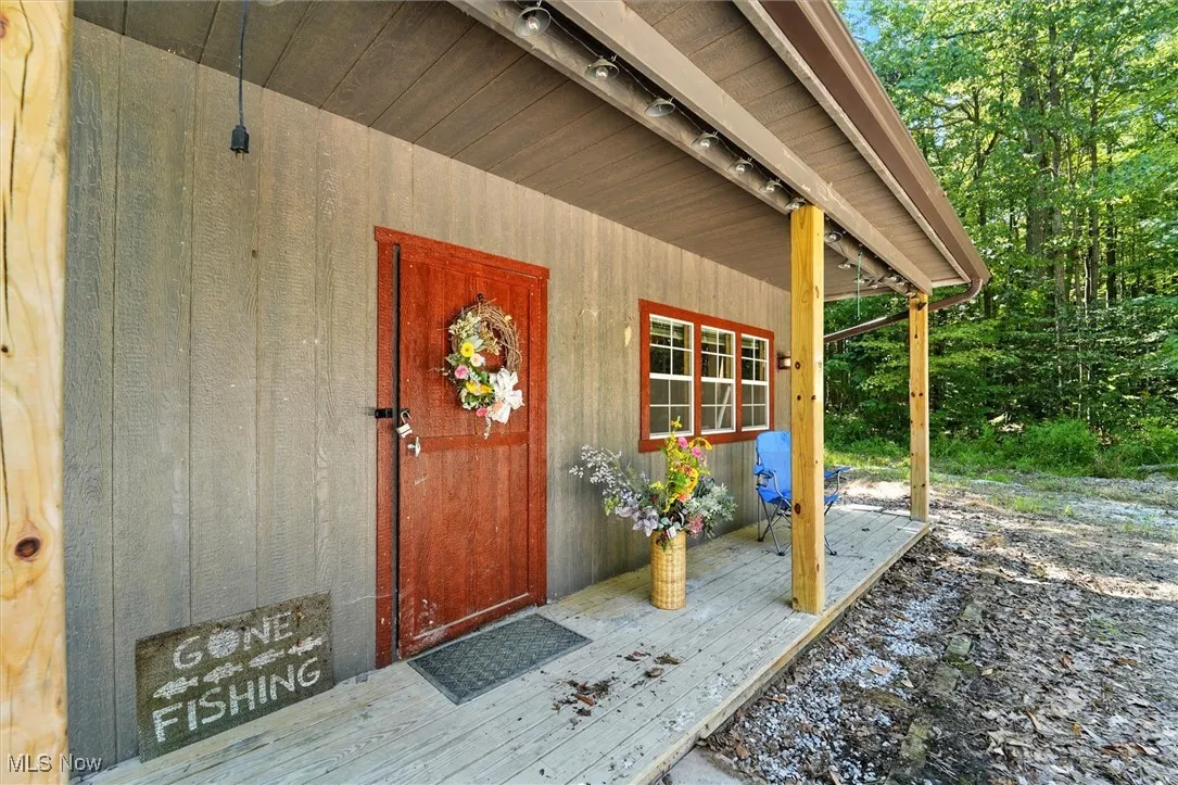 Front door to Guest Cabin
