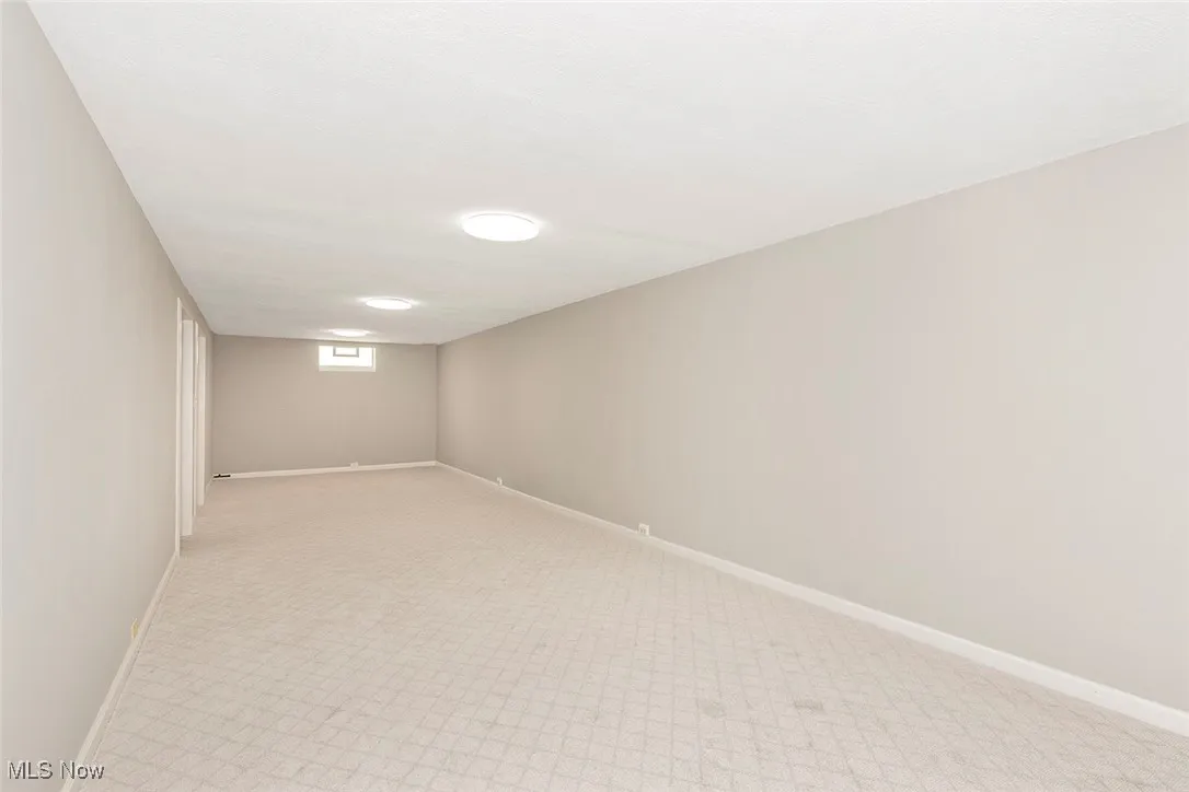 Basement with baseboards