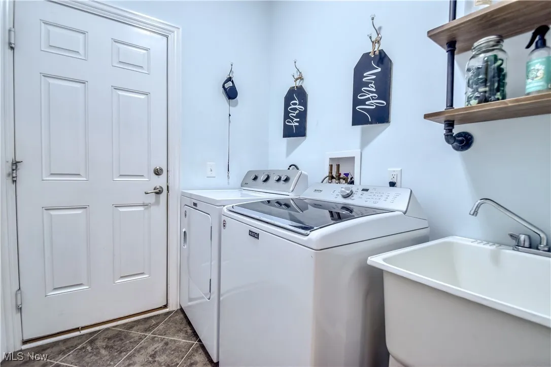First floor laundry room
