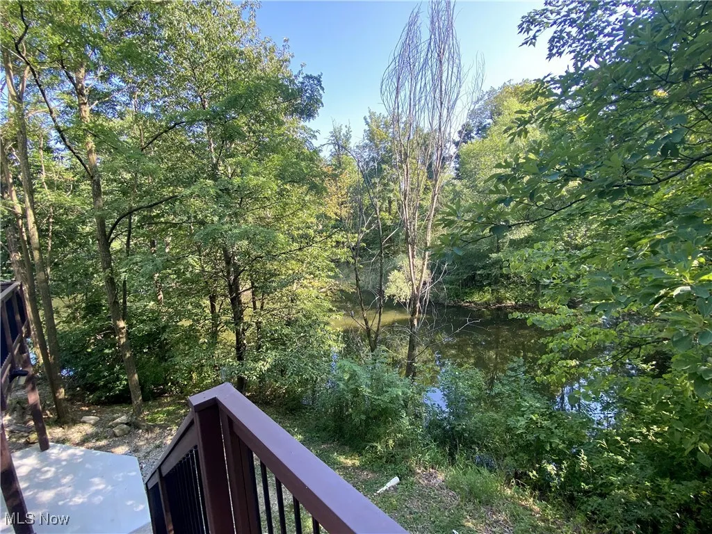 Pond View from condo entry