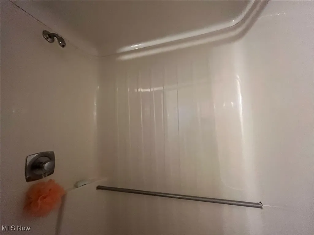 Shower insert in the Primary Bathroom.