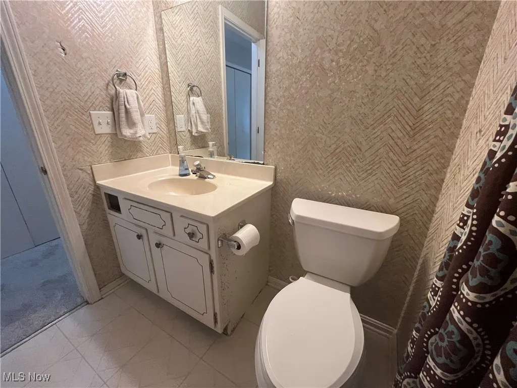 Primary Bathroom on the Second Floor.