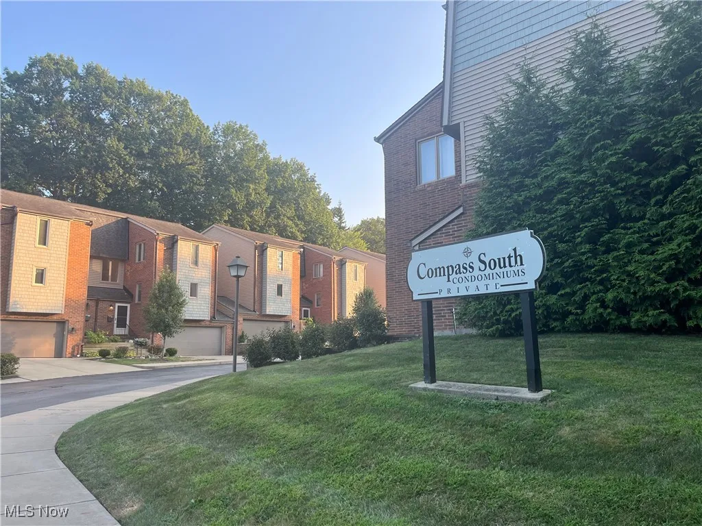 The Townhouse is on the left as you enter the Compass South Condo Complex.