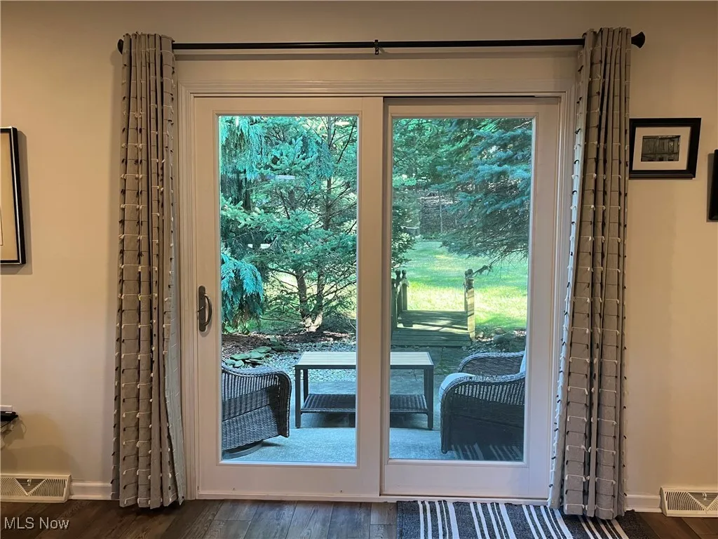 Slider Doors to the outside patio and backyard.