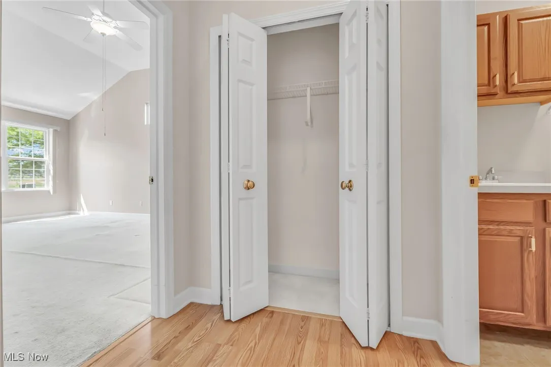 View of closet