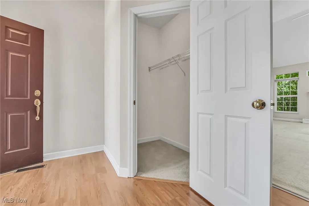 View of closet