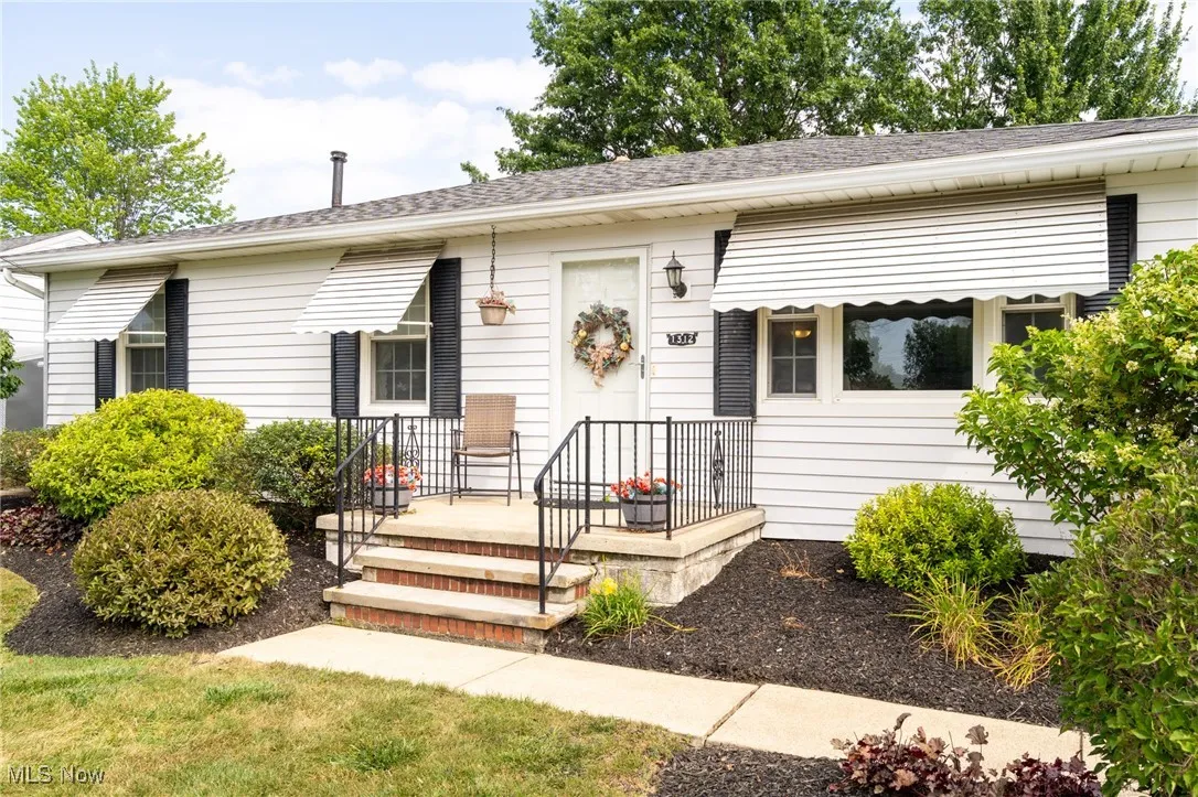 Inviting front porch