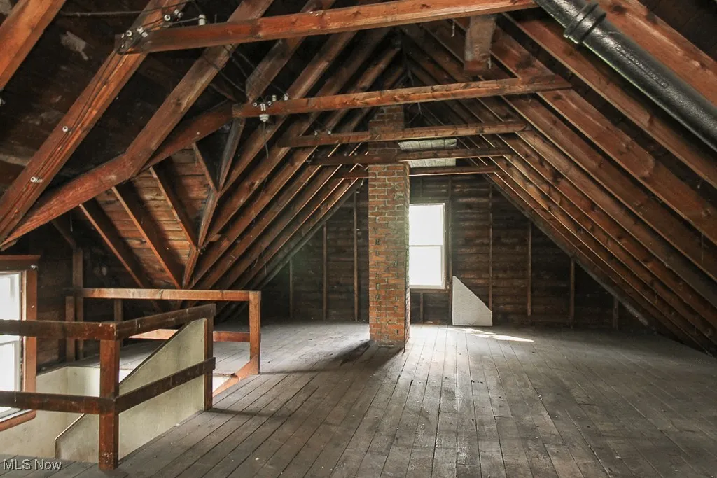 View of attic