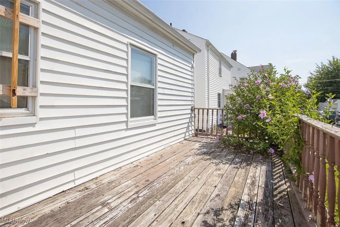 View of deck