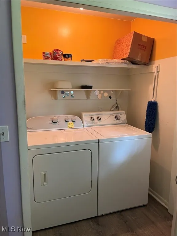 Off kitchen.  Washer and dryer stay.