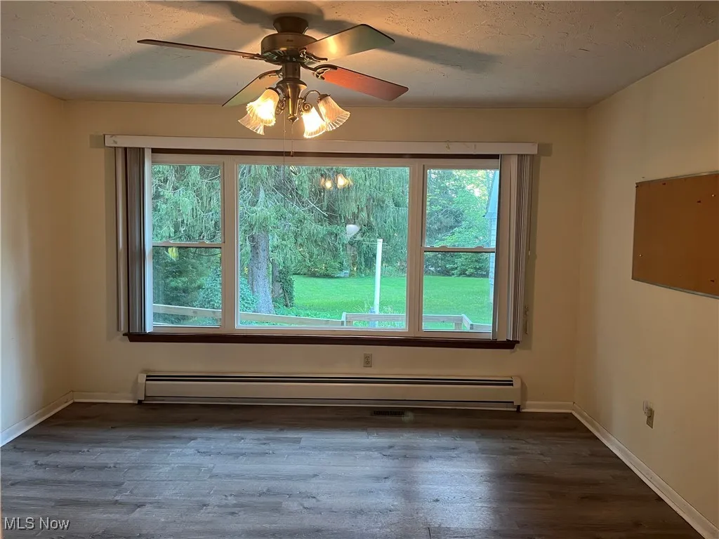 Dining room looking out to backyard.