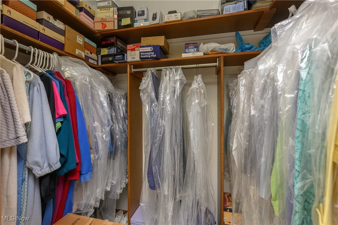 View of spacious closet