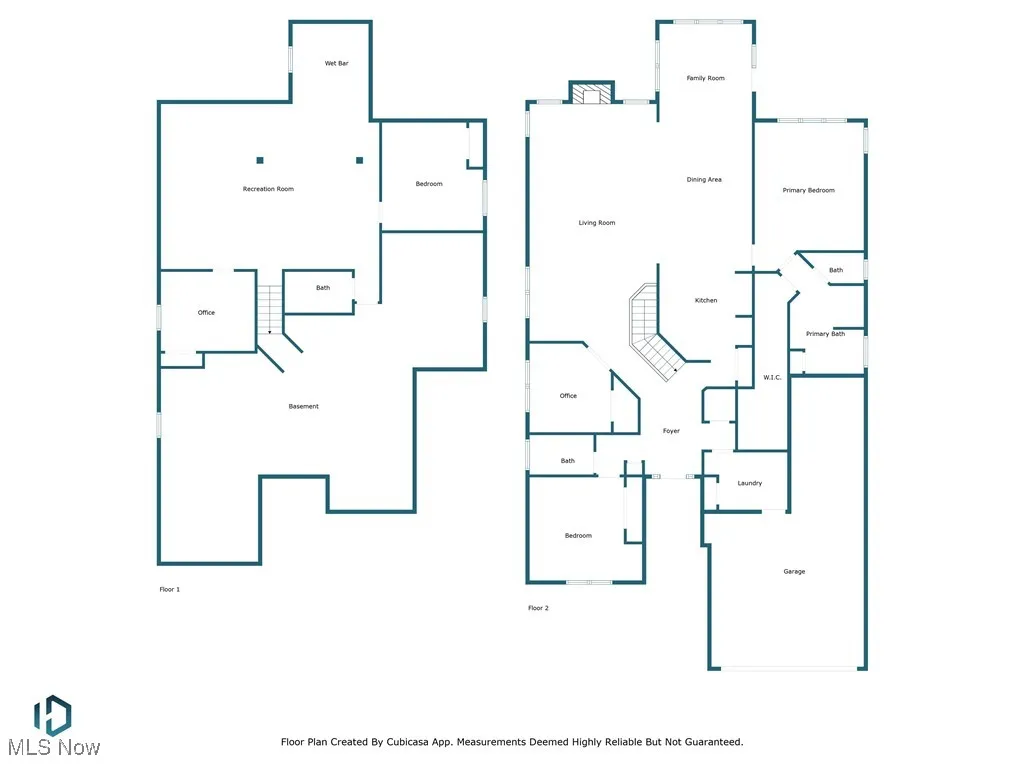 View of floor plan / room layout