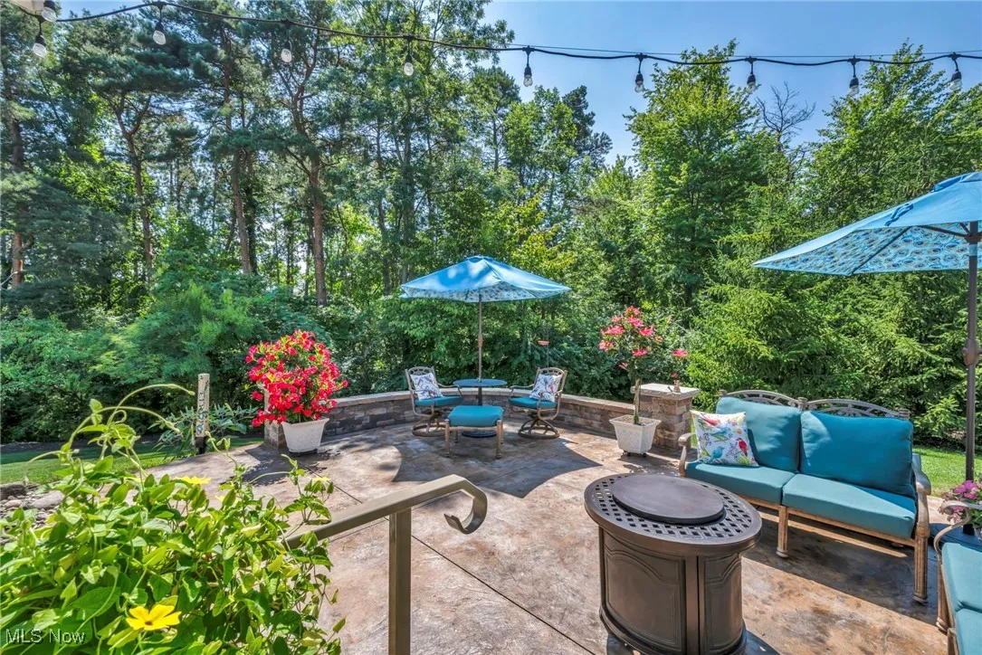 View of patio with outdoor dining space and outdoor lounge area