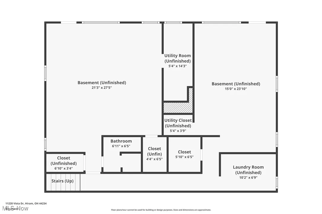 Floor Plan of Basement Common Areas