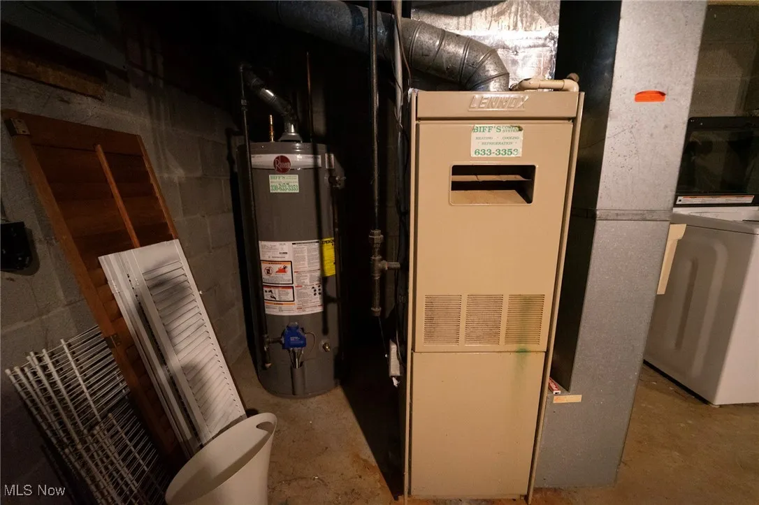 Utilities featuring water heater