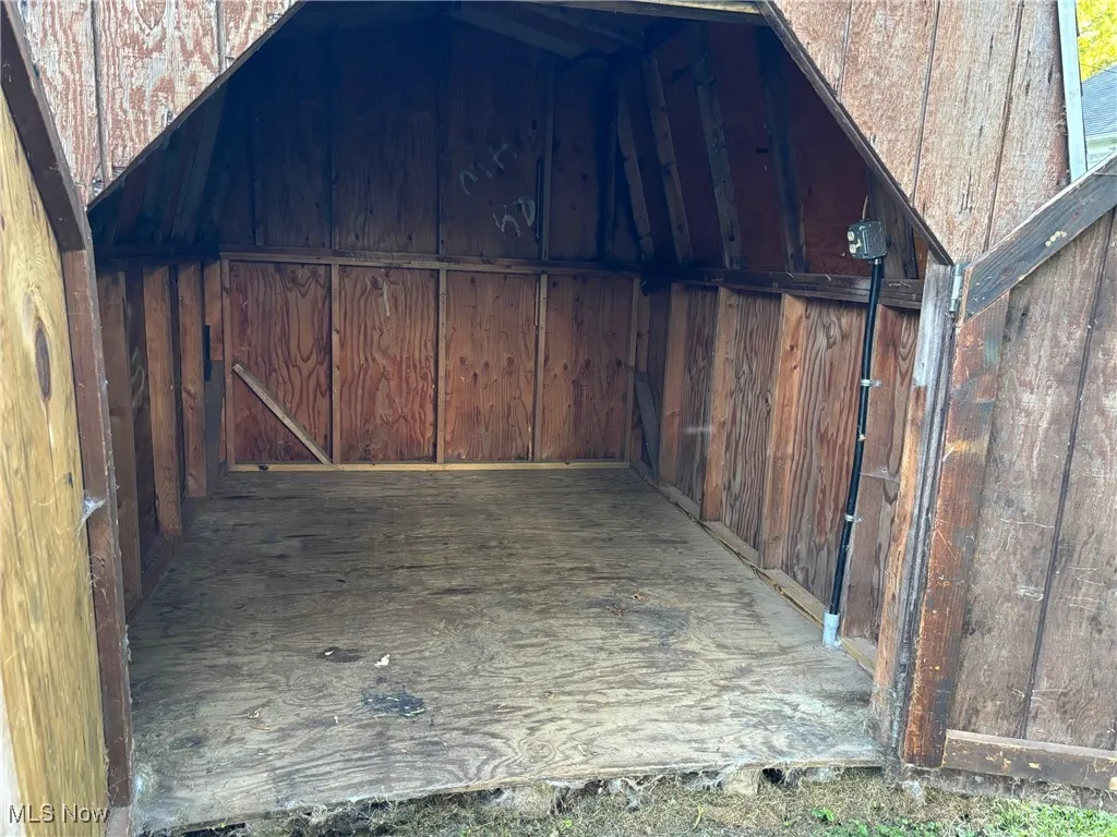 View of storage room
