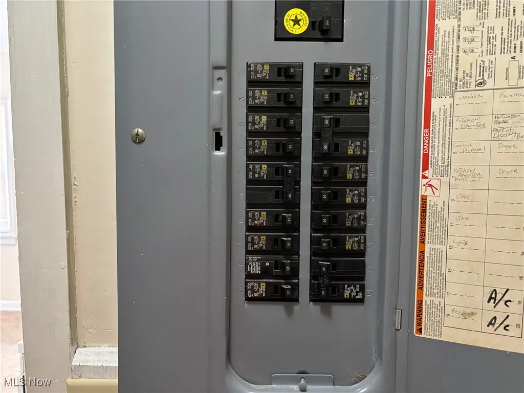 Utilities featuring electric panel