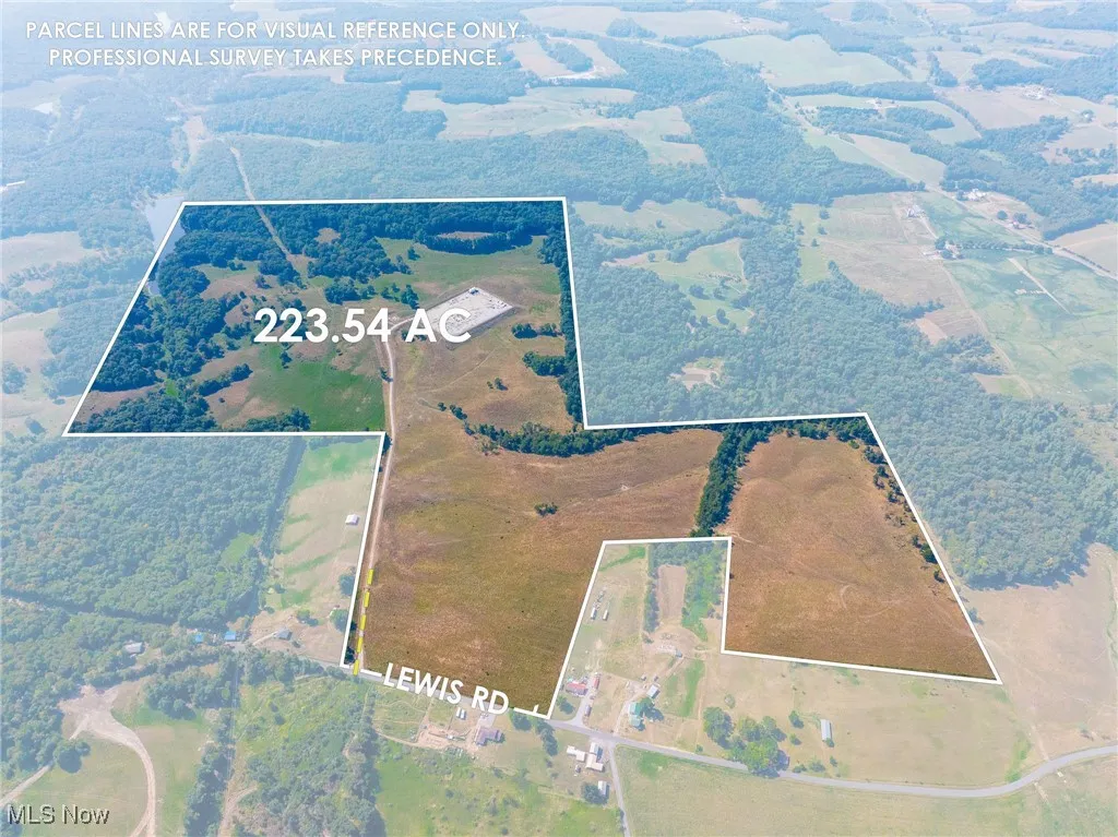View of property location with property boundaries highlighted