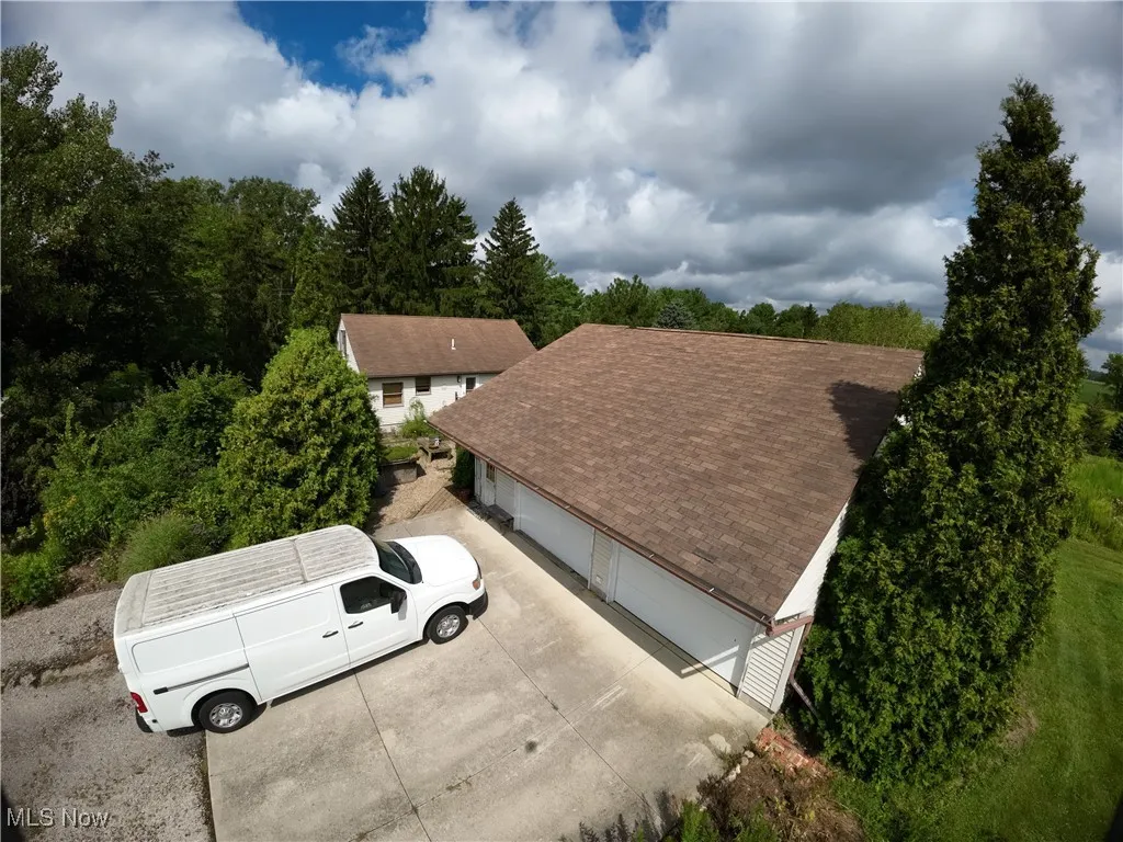Aerial view of property and surrounding area