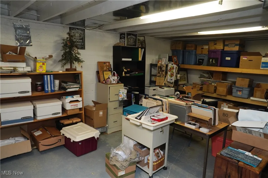 View of storage room
