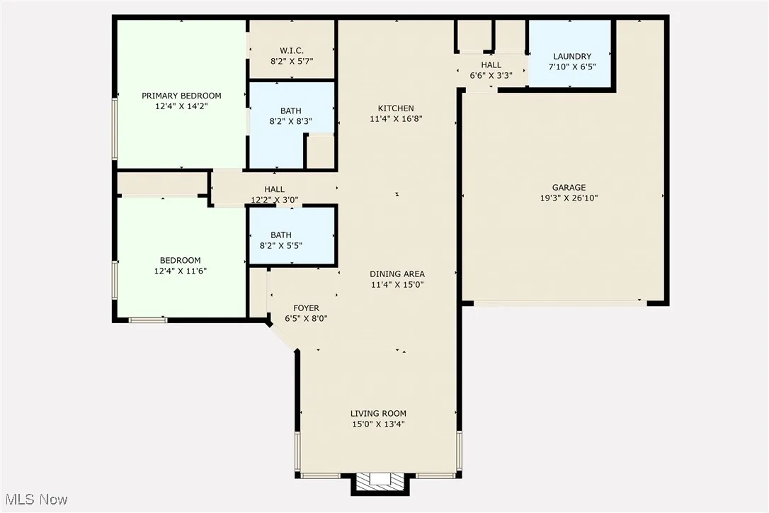 View of floor plan / room layout