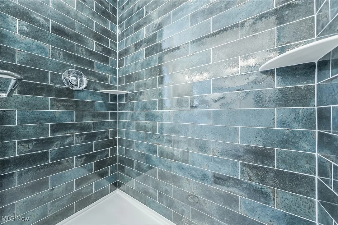 Bathroom with a stall shower