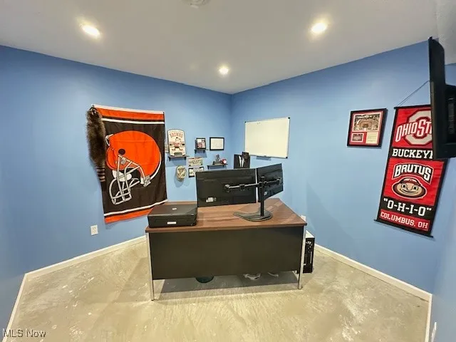 Lower level office
