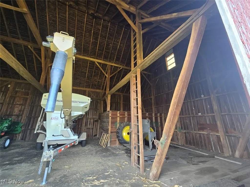View of unfinished attic