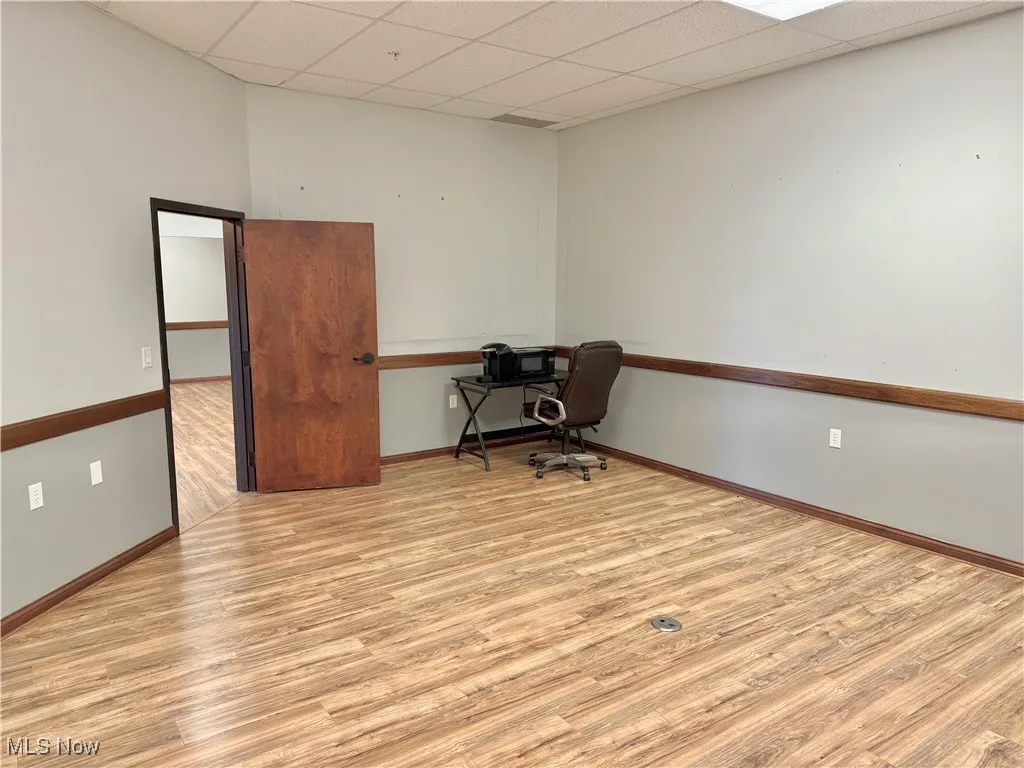 Office #B! Perfect for a conference room, bullpen, or just extra office space. There's no window in this particular office, so plan on getting a lot of work done!