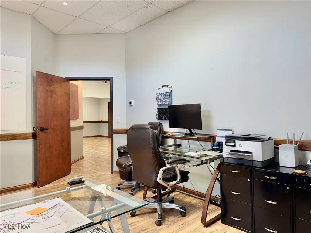 Suite #C! Currently occupied on a month to month tenancy, the current tenant has agreed to move if your company wants to rent all three spaces. This office space faces West, towards the parking lot.