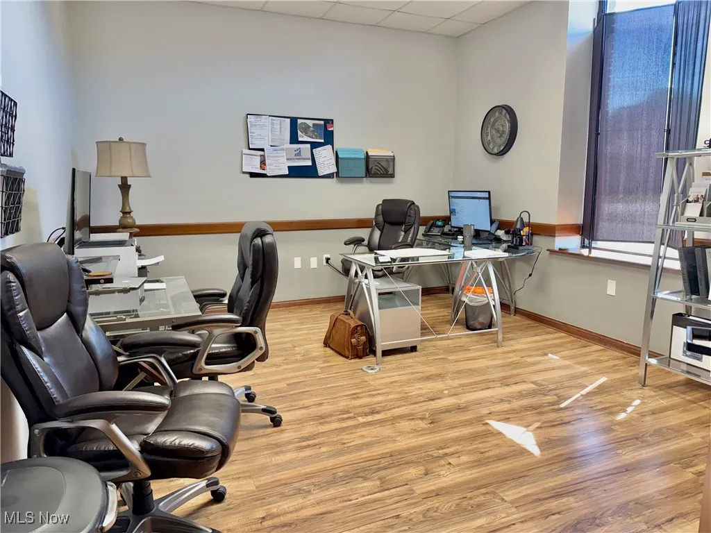 Suite #C! Currently occupied on a month to month tenancy, the current tenant has agreed to move if your company wants to rent all three spaces. This office space faces West, towards the parking lot.