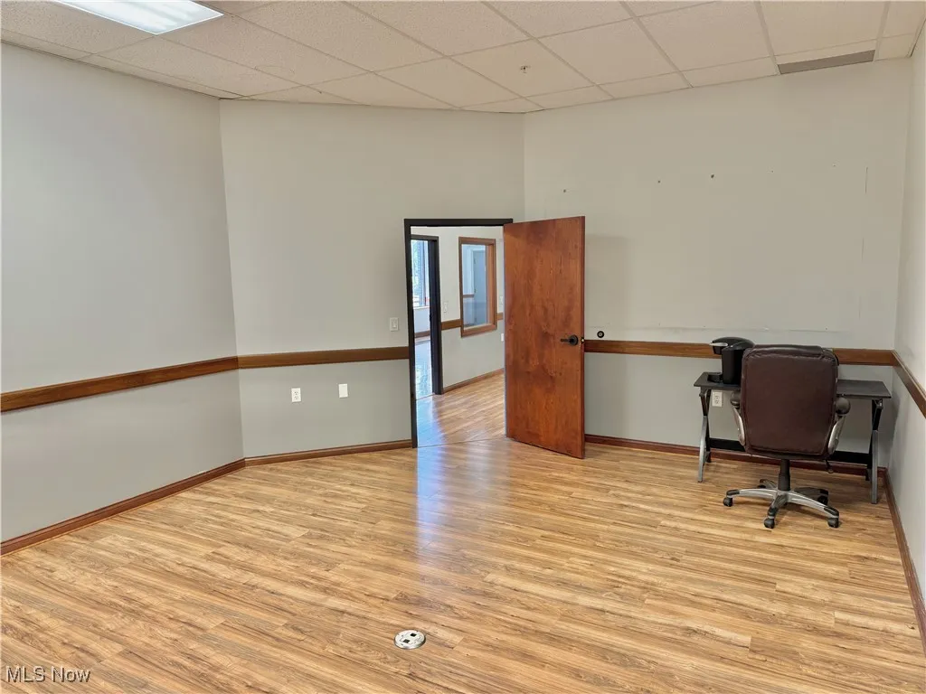 Office #B! Perfect for a conference room, bullpen, or just extra office space. There's no window in this particular office, so plan on getting a lot of work done!