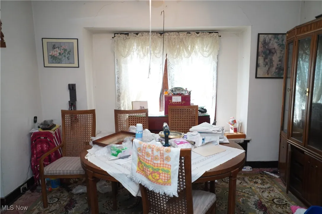 Dining area featuring baseboards