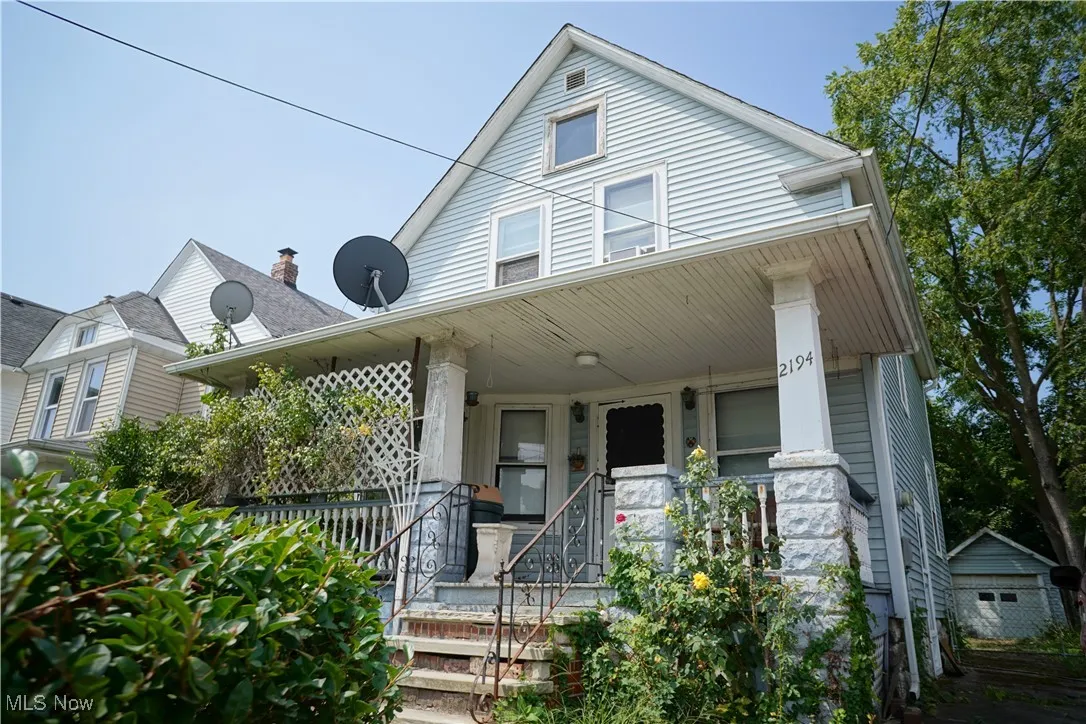 View of front of house with a porch