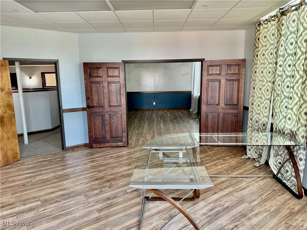 This corner office faces the executive conference room!