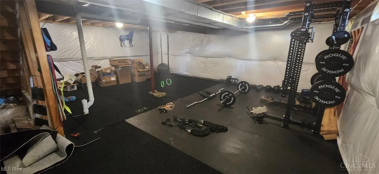 View of workout area