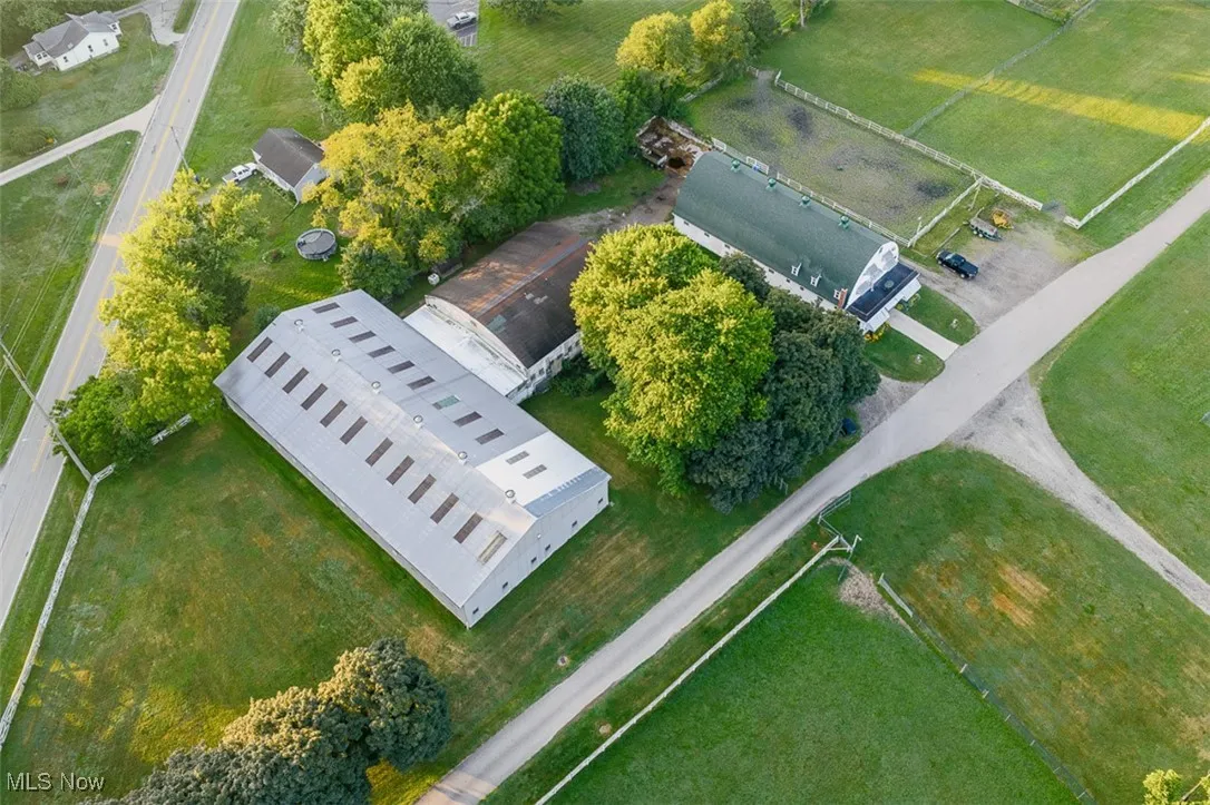 Aerial view of property's location