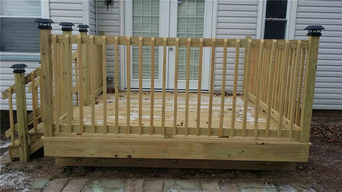 Rear deck