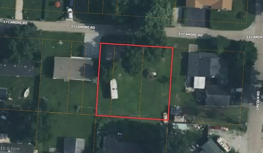 Aerial view of property's location featuring property boundaries highlighted