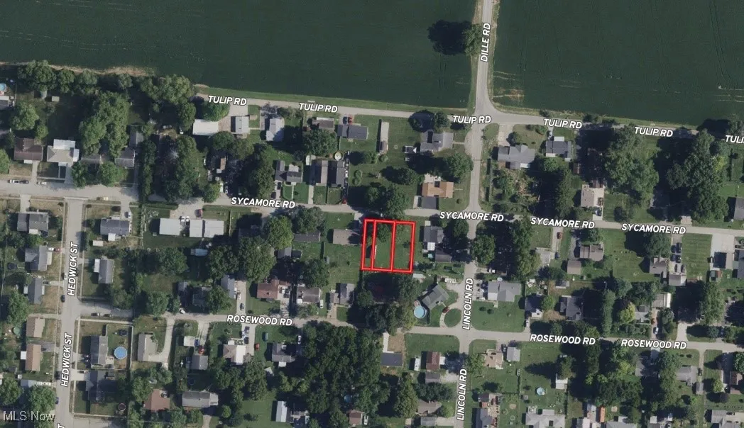 Map of property location with property boundaries highlighted